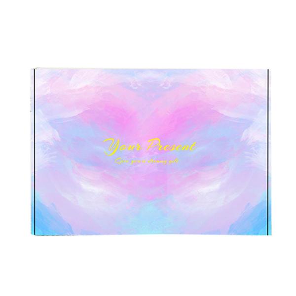 Косметическая упаковочная коробка с упаковкой из переработанных материалов