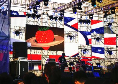 14 bocados P2 conduziram o arrendamento do fundo de fase 96x96 do painel Dots Led Screen For Stage