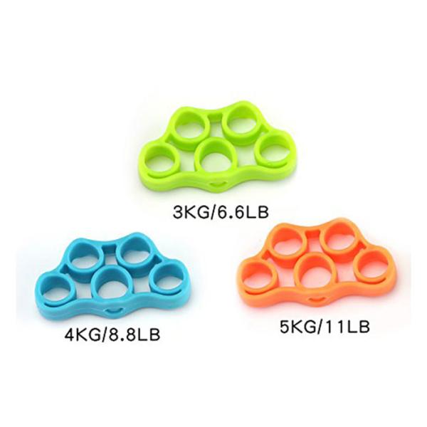 Latex Strength Grip Trainer Set Hand Resistance Band Extensor Exerciser