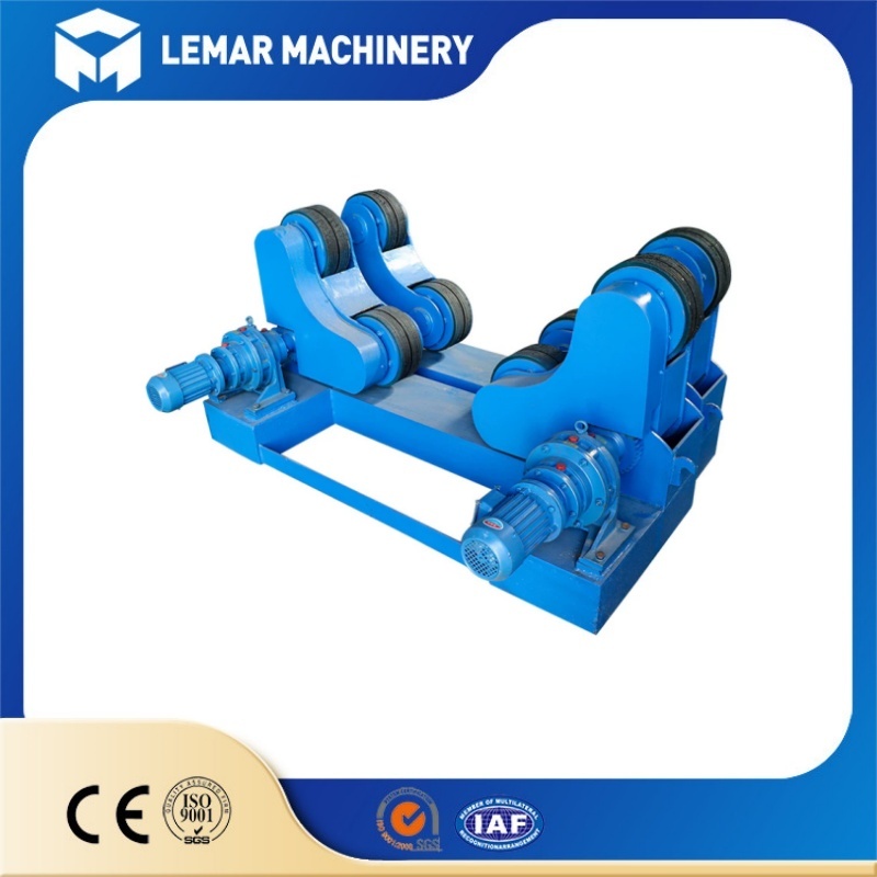 10 Ton Self Aligning Storage Tank Turning Rolls VFD Welding Rotator for Stainless Steel Tank