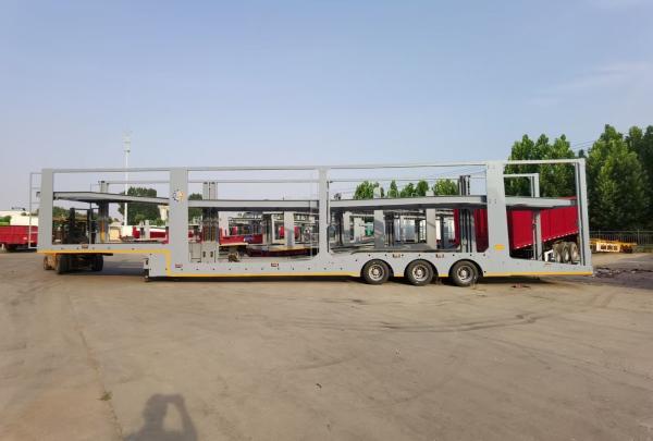Capacidade Tri-Axle 8-10 Trailer de carro com opção de personalização e estabilidade melhorada