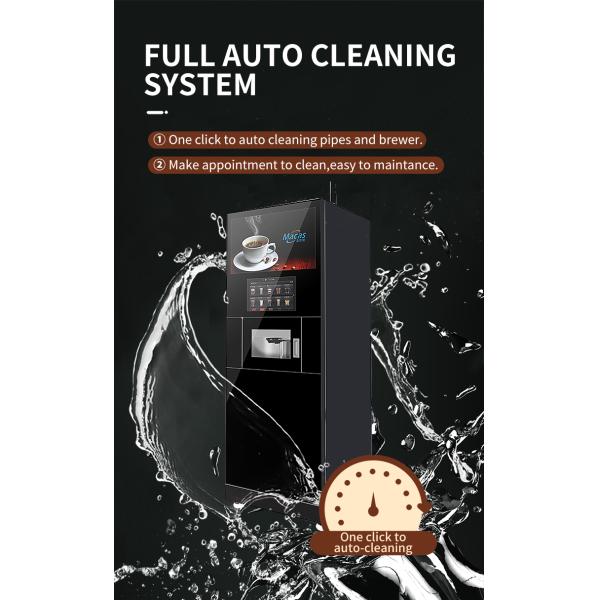 Машина для продажи кофе из нержавеющей стали для офиса