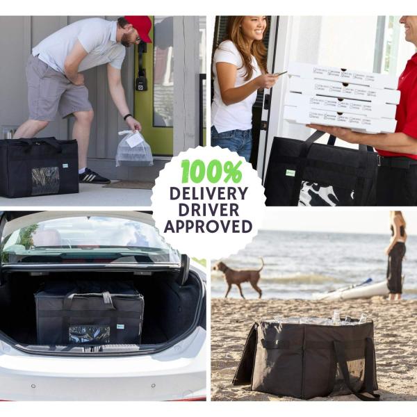 Customized Logo Insulated Thermal Food Delivery Bag Waterproof Catering Supply Cooler Bag
