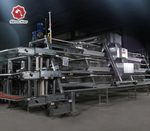 A Type Layer Chicken Battery Cages Hot Galvanized Wire Mesh