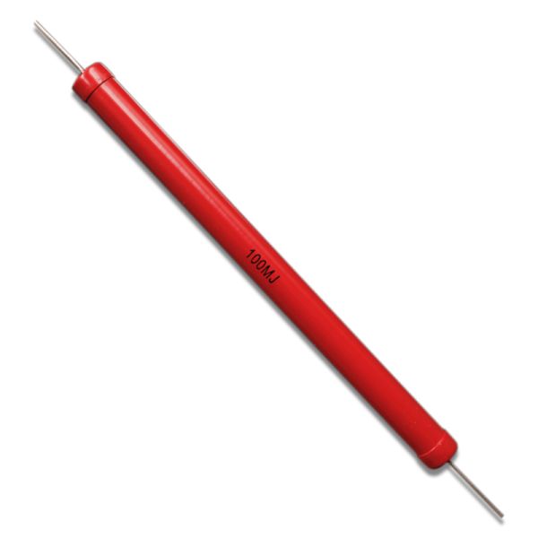 BONENS RI80-50W High Frequency Glass Glaze Film Tubular Rod Voltage Divider Resistor 50W Non-inductive