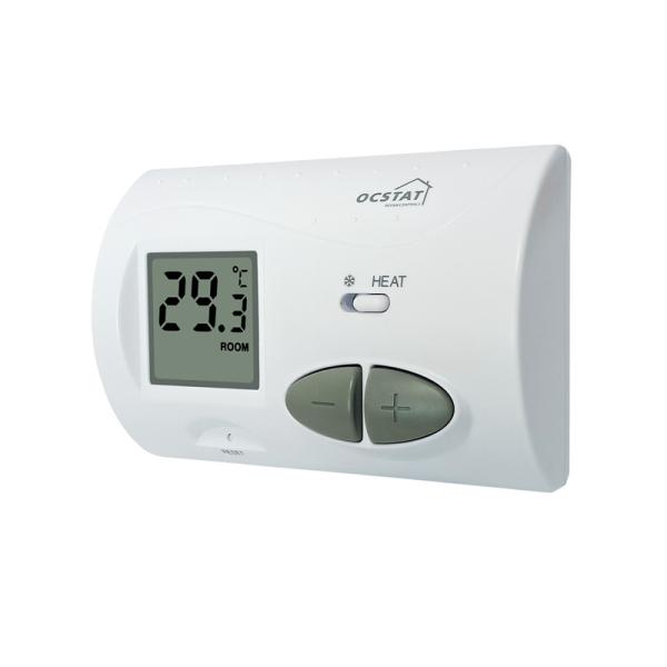 Controle de temperatura não programável de aquecimento do termostato da sala do ABS branco