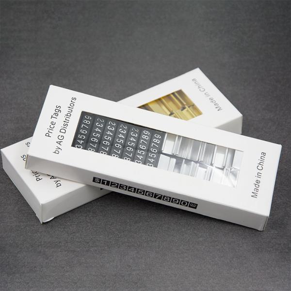 Ценники ювелирных изделий пластмассы/Абс магазина золотые обслуживания ОЭМ номера/ОДМ