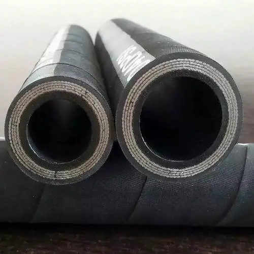 4 Layers Rubber High Pressure Hydraulic Hose Pipe SAE 100 R12 For Crane Truck
