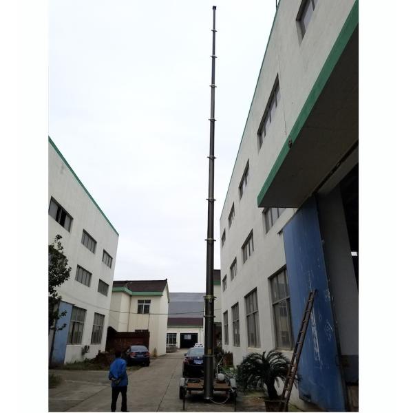 20m lockable pneumatic telescopic mast-50kg payloads/NR-3600-20000-50L/ antenna telescopic mast/ telescoping mast