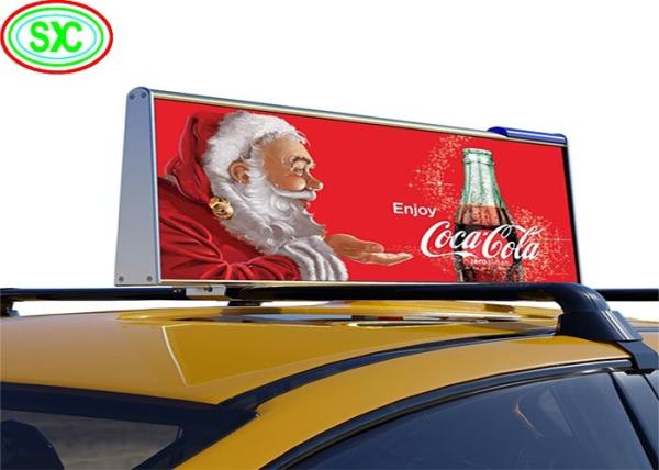 Display LED de telhado de táxi de baixo custo e vivo para display de sinalização LED automotivo