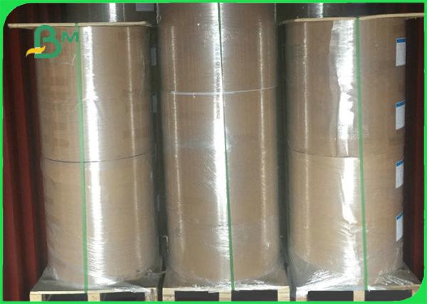a inundação segura do alimento 60GSM revestiu o rolo impresso preto do papel de palha bebendo para a bebida