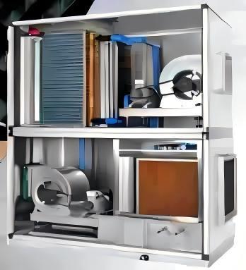 Unité de récupération de chaleur par évaporation Jetex pour les bâtiments commerciaux