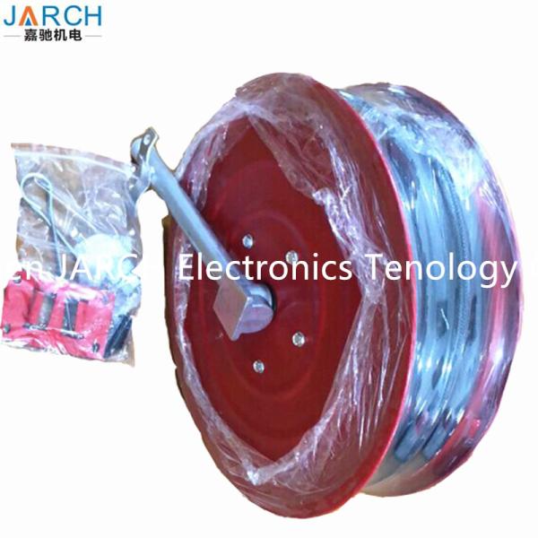 Manual Fix Fire Heavy Duty Extension Cord Reel , Extension Cable Drum Carbon Steel