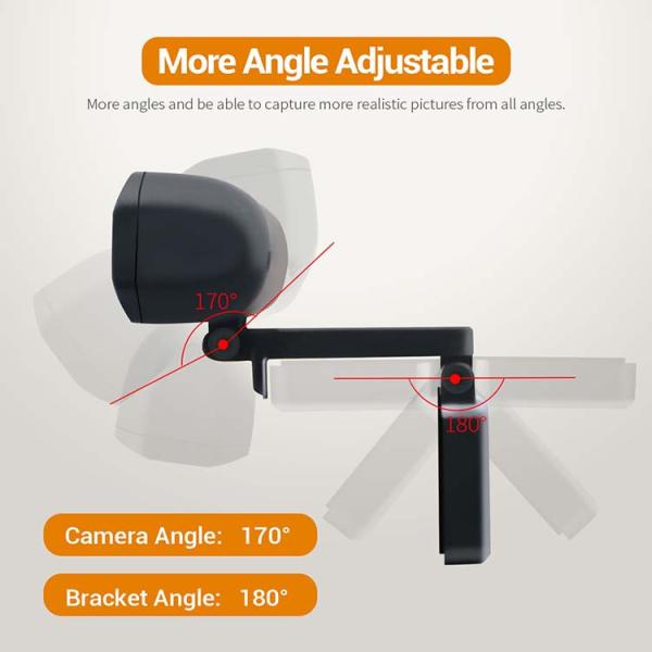 Веб-камера 2MP 1080p 30fps, веб-камера COMS полная Hd с микрофоном