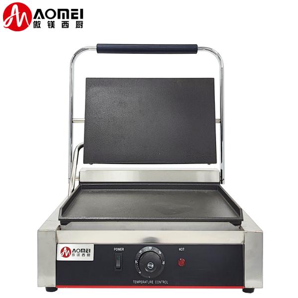 Commercial Grade Electric Panini Contact Grill Press Plate Grill for Perfect Paninis