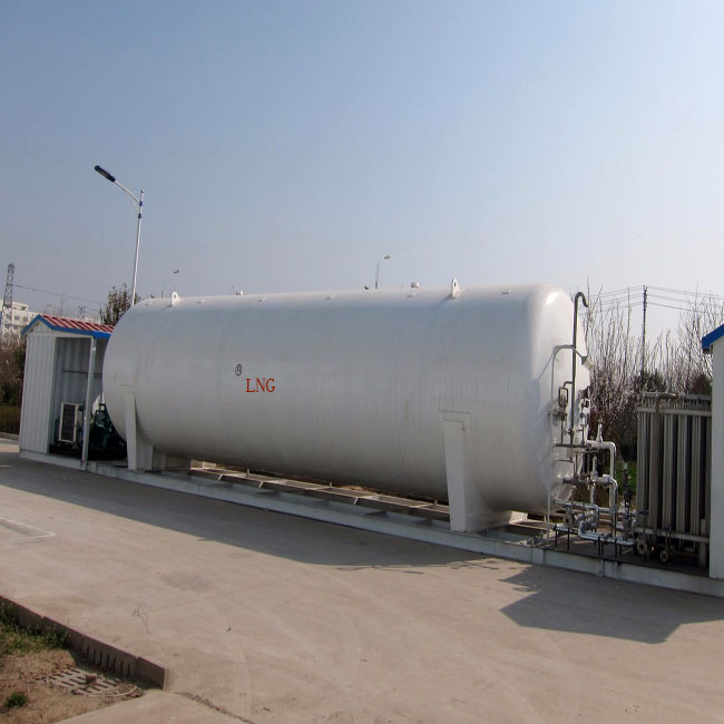 Горизонтальная криогенная нержавеющая сталь бака для хранения 20m3 0.8mpa