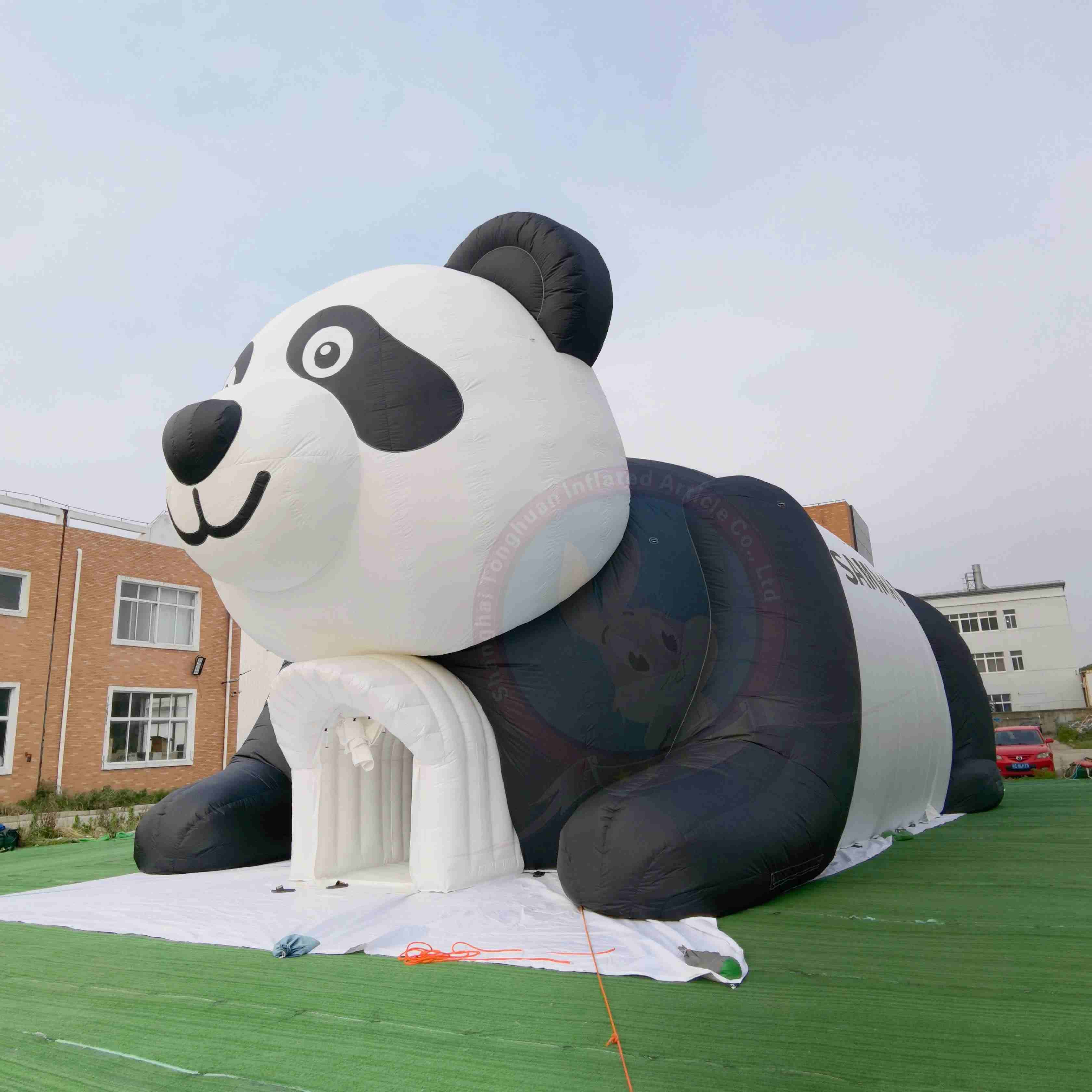 Inflatable Panda Display Tent for Commercial Events Outdoor Promotions Family Activity Projects and Customized Animal Theme Shelter Solutions