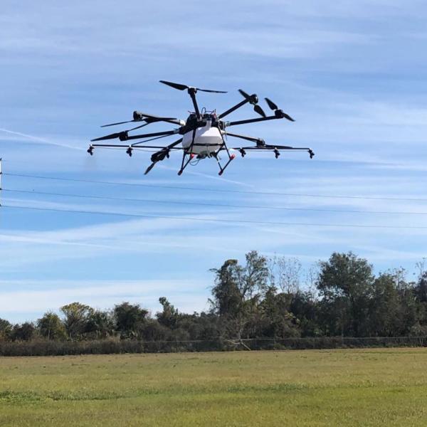 Unmanned Rotorcraft Tta M8apro for Large Area Coverage in Vineyard Crop Sprayer Drone