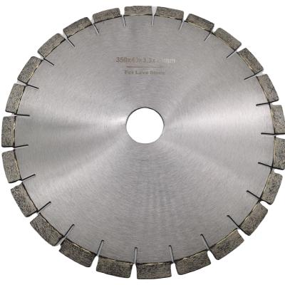 Disco de cortador de lâmina de serra de diamante de arenito de 350 mm para corte de pedra vulcânica de lava no México