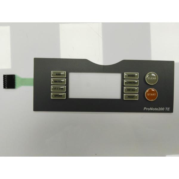 Custom Tactile Single Membrane Panel Switch Made PC Gloss Plastic Key