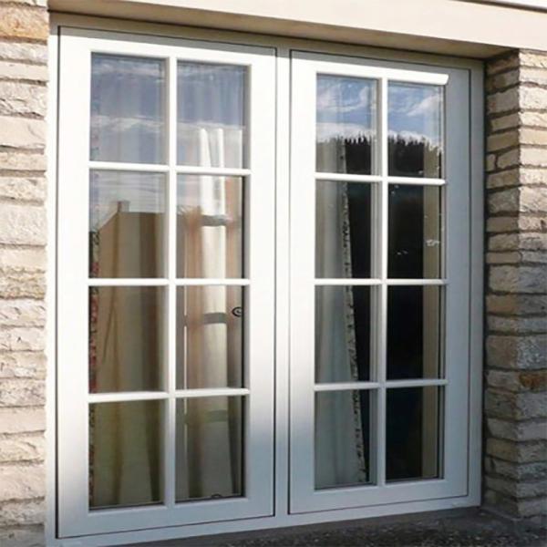 fenêtre en PVC en UPVC avec une largeur de cadre de fenêtre de 70 mm et un design moderne
