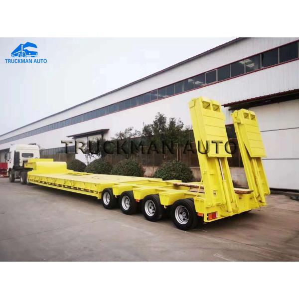 Конструированная стойкость сверхмощных планшетных низких кровати цапф трейлера 4 Семи дополнительная