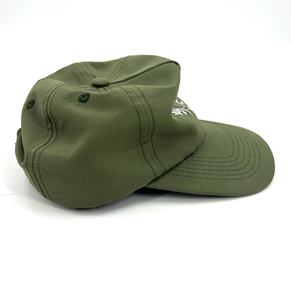 Low Profile Embroidered Snapback Caps Unstructured Pre Curved Brim Vintage 5 Panel Sports