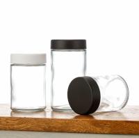 Smell Proof 3 Oz Jars Wholesale Big Discount Airtight Glass Jar Flower Storage Child Proof Glass Bottle