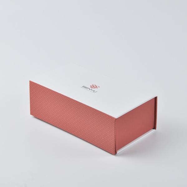 Hot selling design foldable rigid flip package  hook gift box with magnetic