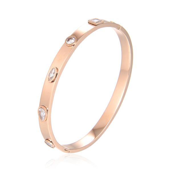 12g CZ Diamond Gold Bracelet