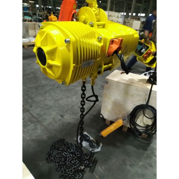CE Certified Hook Suspension Type Electric Chain Hoist Lifting Capacity 3 Ton