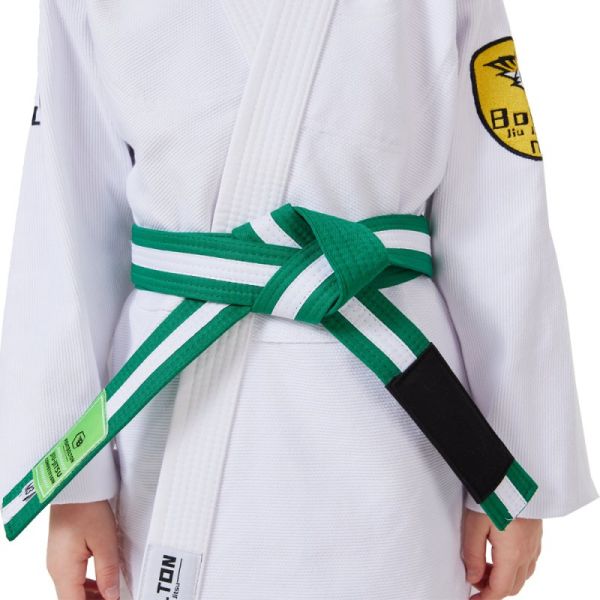 Digital Print 100% Cotton Jiu Jitsu Belts 240gsm Fabric Weight For Kids Training Judo
