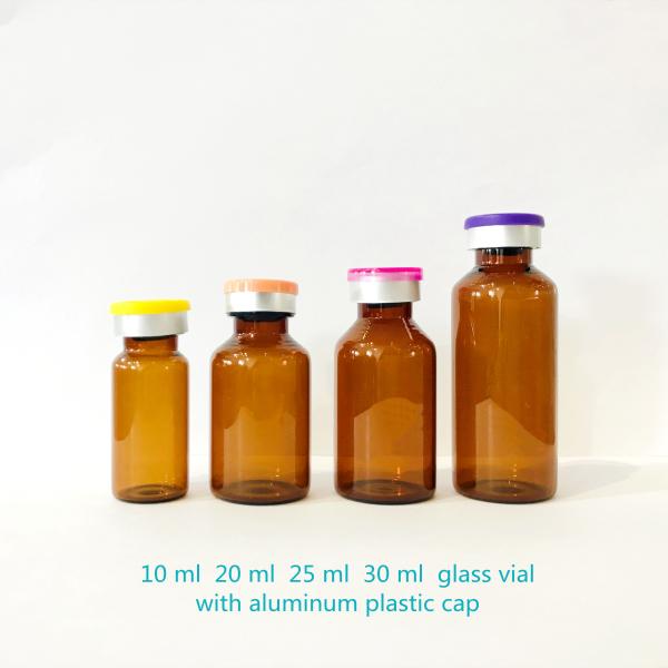 Clear Amber 10ml 20ml 50ml Borosilicate Glass Vial Medicine Use