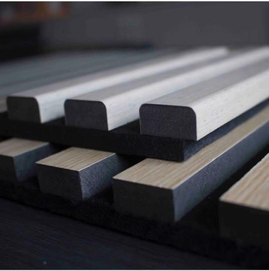 600*3000*21mm 3 Sides Coated Slat Wood Absorbing Application Meeting Room Corridors Office