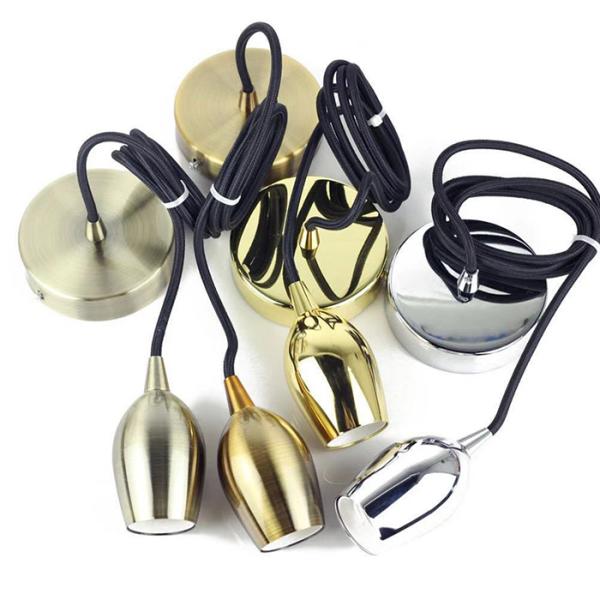 Держатель лампы Э27 простого гнезда света смертной казни через повешение украшения винтажный легкий для установки