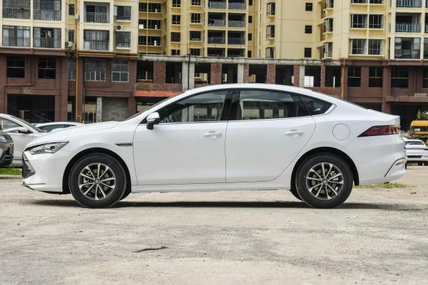 BYD Electric Qin Plus Dm-2024 Dm-I Honor Version 55Km Compact PHEV Car with Swing Door