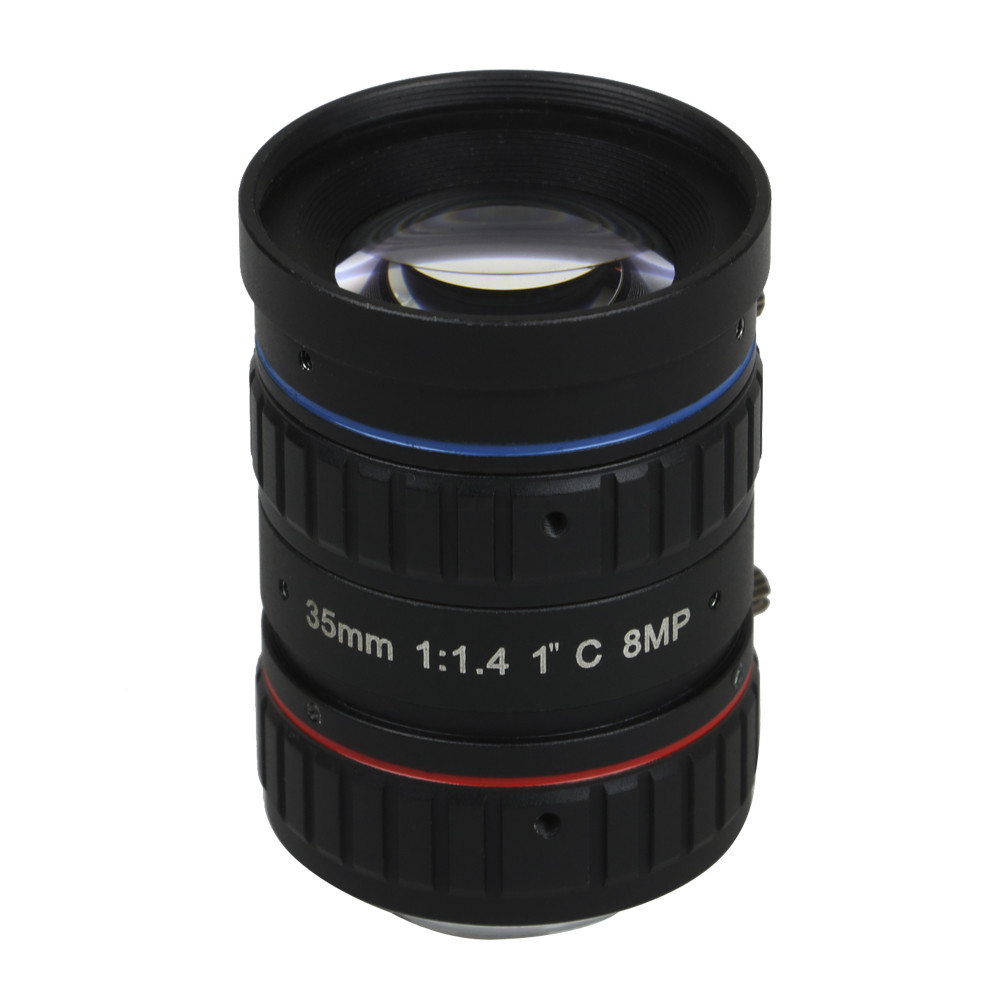 1 inch 8MP UHD Industrial Machine Vision Lens 0.5m MOD for Conference Code Reading AI Systems