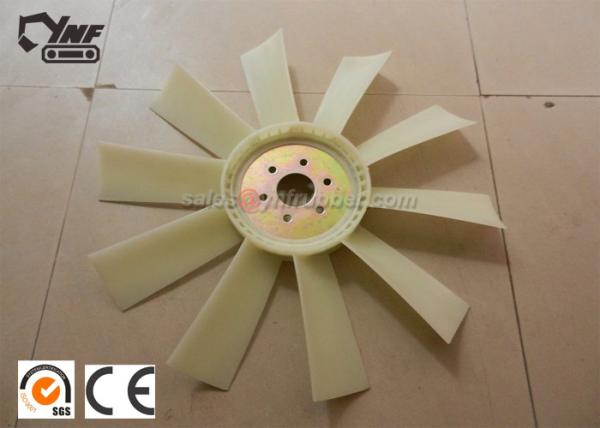Lâmina plástica do ventilador de refrigeração para o motor SK200-5 6D14 ME039960 SK200-8 SK250-8 SK210-8 HD800 da máquina escavadora 550-32-60-478 de Kobelco
