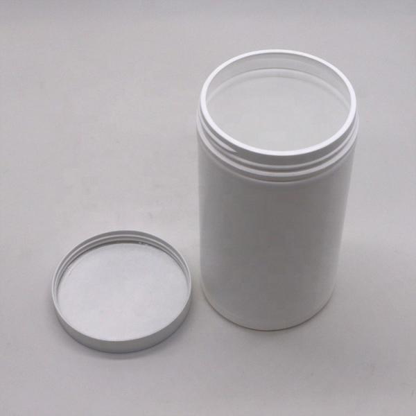 600mL 20oz PET Vazio HDPE Retas e redondas Plastic Powder Medicamento Containers com Chape de parafuso