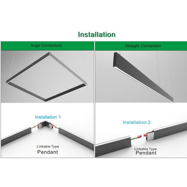 High Lumen Indoor LED Pendant Lights 120 Degree Beam Angle For Office