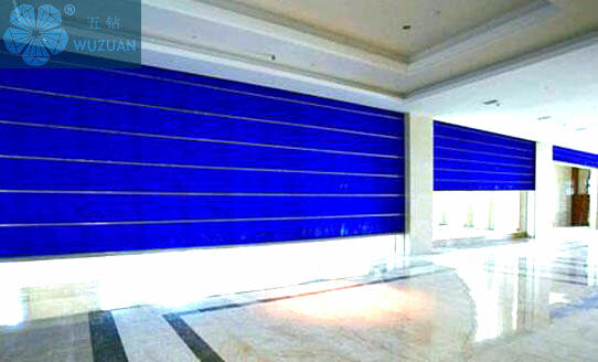 Дверь гаража коррозионной устойчивости AC380V 6m/Min огнеупорная