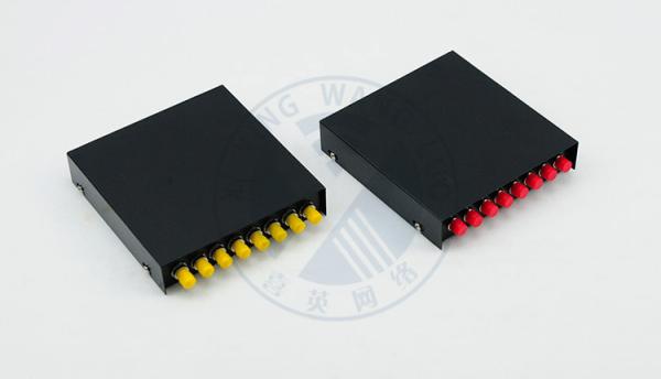 Mini Wall Outlet FTTx 8 core fiber optic termination wall box FC SC ST LC