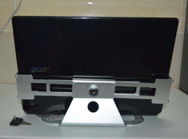 COMER anti--theft laptop security display mounting bracket for locking computer without alarm