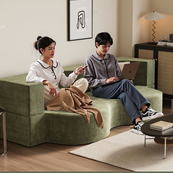MOYI Modern  Compressed Vacuum Sofa Set Living Room Furniture with Sponge Filling