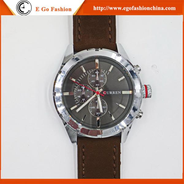 Cool Man Watch Stainless Steel Quartz Watch Genuine Leather Watch Original CURREN Watches