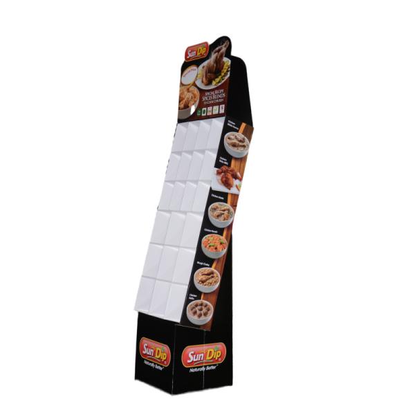 Glossing Laminated Cardboard Stand Display Pocket Rack For Disney Marvel Advertising