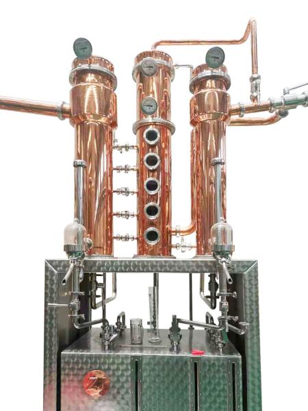 Destilarias GHO personalizáveis Moonshine Gin Equipamento de destilaria com tensão 380v/50hz