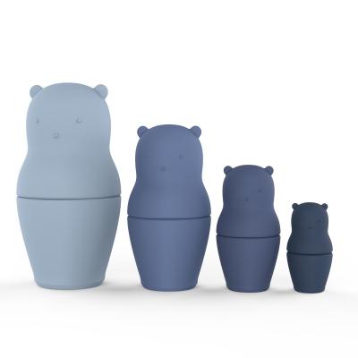 Silicone Matryoshka Dolls Non-Toxic Cuddly Silicone Toys Customized Color