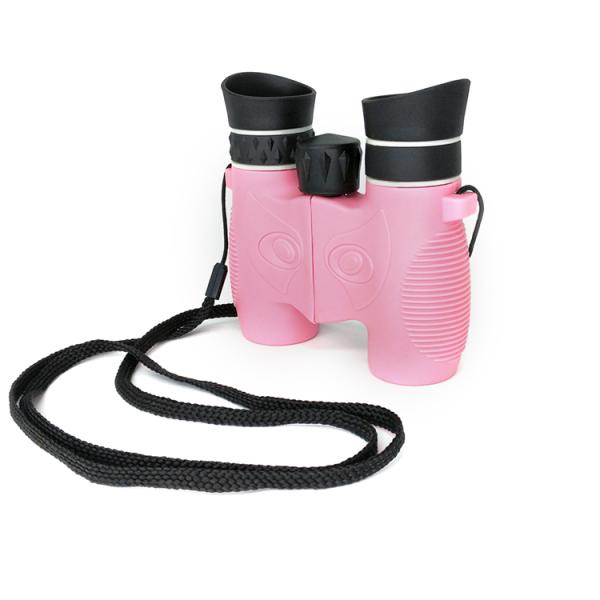 Optical Bak4 Prism 6x21 Childrens Pink Binoculars Shockproof