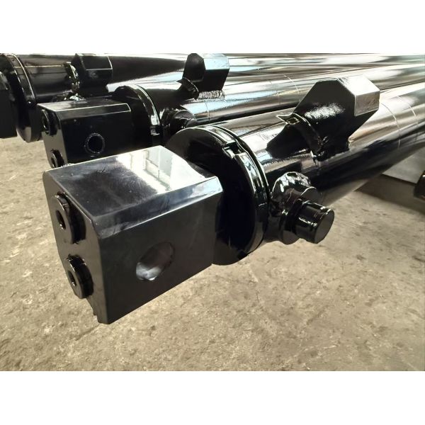 ODM OEM Hard Chrome Plated Steel Long Stroke Cylinder Telescopic Luffing Hydraulic